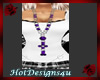 ~H~Hot Necklace Purple