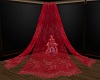 Red Lace Curtain
