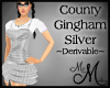 MM~ Country Gingham Grey
