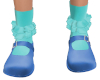 Blue Shoes Teal Socks