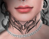 Neck Tattoo - Dark