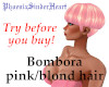 Bombora pink/blond hair
