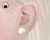 Simple pearl earrings