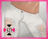 Bm Ripped WhiteJean
