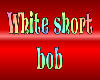 White short bob