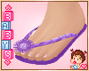 ✿ Kids Purple Sandals