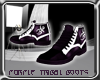 Purple Tribal Boots