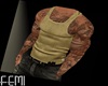 Inked Khaki Tank