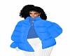 Blue Puffy Jacket