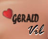 Gerald Heart Tattoo