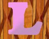 PINK AND PURPLE LETTER L
