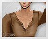 ♔| Tan Henley Tee