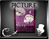 [CX]Purple flower frame