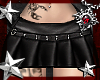 ☆ leather mini skirt