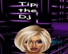 Tip The DJ Head sign