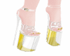 !Plastic Heels Yellow