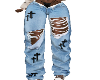 Blue SZ Rip Jeans