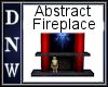 Abstract Fireplace 