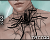 !# Spider Neck Tattoo