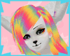 Rainbow Kitsune Fur
