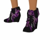 [KC]Black/Purple Shoes