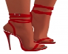 Apple Red Strappy Sandal