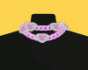 Pink Heart VVS Necklace