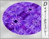 Neon Purple Round Rug
