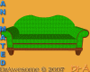 A Green Foam Sofa