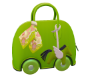 Wheels Scarf Bag Green