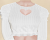 ® White Heart Sweater