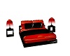 Red&Black vinyl Bed