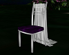 Purple Wedding Chair