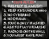 DB CLUB RULES PICTURE
