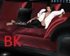 BK>Leath Cuddle Couch