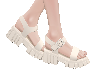 - O White Summer Sandals