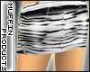 [m] Zebra Mini Skirt