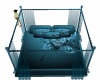 Teal Poseless Bed