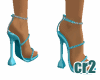 Turquoise New year Shoes