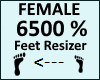 Feet Scaler 6500% Female