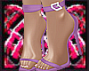 Belted Lavender heels