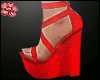 Crimson Red Rose Shoes