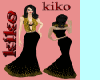 kiko gold-black dresses