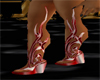 Tribal Red Boots