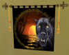 Panther Sunset  Tapestry