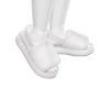WHITE SLIPPERS