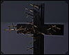 Stabbed Wood Cross