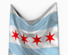 Hanging Chicago Flag