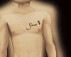 yup she tatted chest tat
