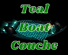 Teal Boat Couche